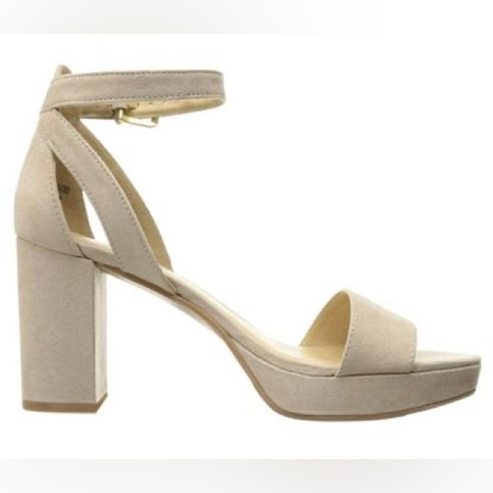 CL By CHINESE LAUNDRY womens tan neutral Go On Block Heels Dress Shoes size 9.5W